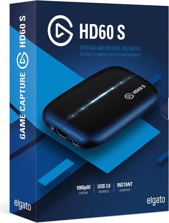 Actual product image Elgato Game Capture HD60S (PS4, Xbox One X, Wii U, Xbox 360, Mac, PC, Xbox Series X, Xbox One S, Xbox Series S)