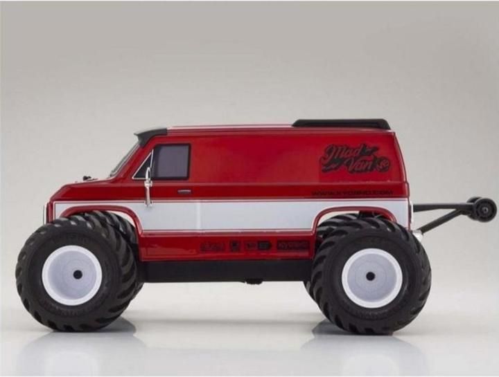 Actual product image Kyosho Monster Truck Mad Van MK2 4WD, ARTR, 1/10th scale (RTR Ready-to-Run)