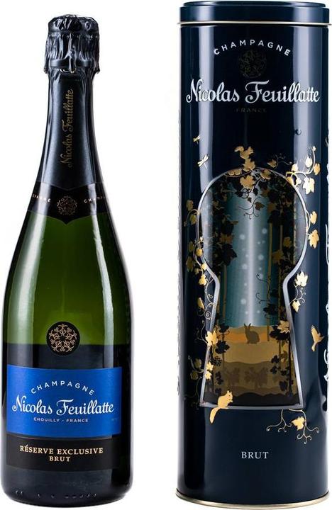 Actual product image Nicolas Feuillatte Champagne Brut Réserve in tin box (1 x 75 cl)