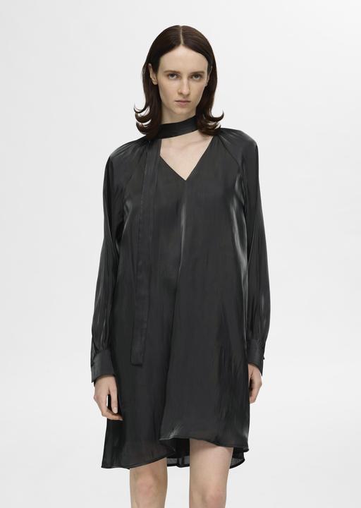 Image du produit Selected Femme Robe métallique avec décolleté en V (34)