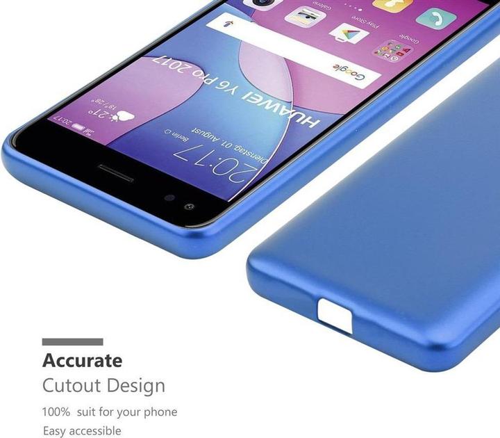 Immagine prodotto Cadorabo Copertura metallica opaca in TPU (Huawei Y6 Pro (2017))