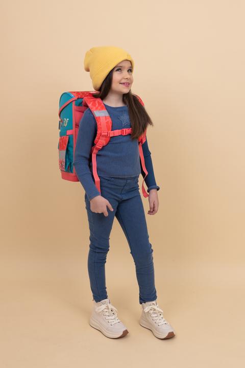 Produktbild Belmil Compact Schulranzen Set 4teilig mit Brustgurt (19 l)