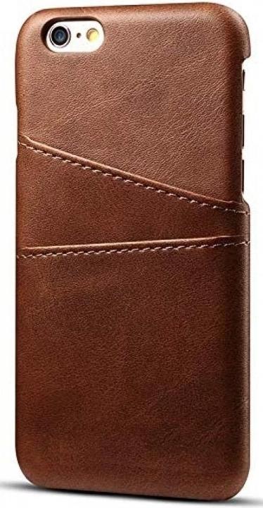 Produktbild Screenguard Apple iPhone 6/6S CardCaddy Leder Backcase mit Kartenfächern (Apple iPhone 6)