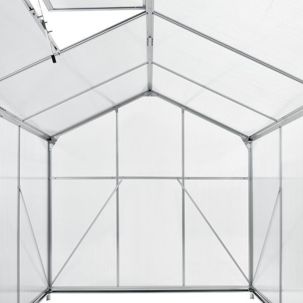 Actual product image Juskys Greenhouse with skylight and foundation