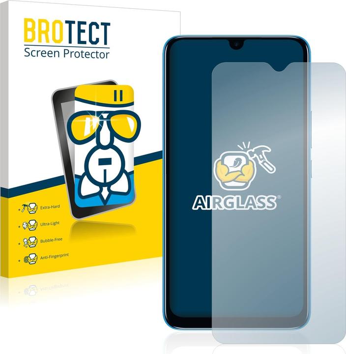 Actual product image BROTECT AirGlass Glass (1 Piece, Infinix Smart 6)