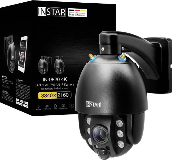Instar IN-9820 4K schwarz 18003 IP Überwachungskamera