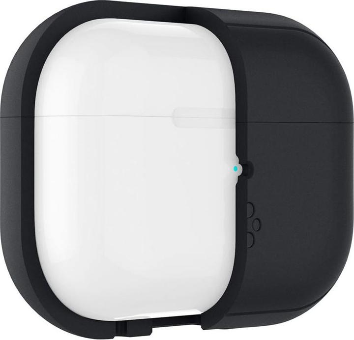 Produktbild Spigen SILICONE FIT STRAP Apple AIRPODS PRO 1 / 2 BLACK/PHANTOM GREEN (Kopfhörer Tasche)