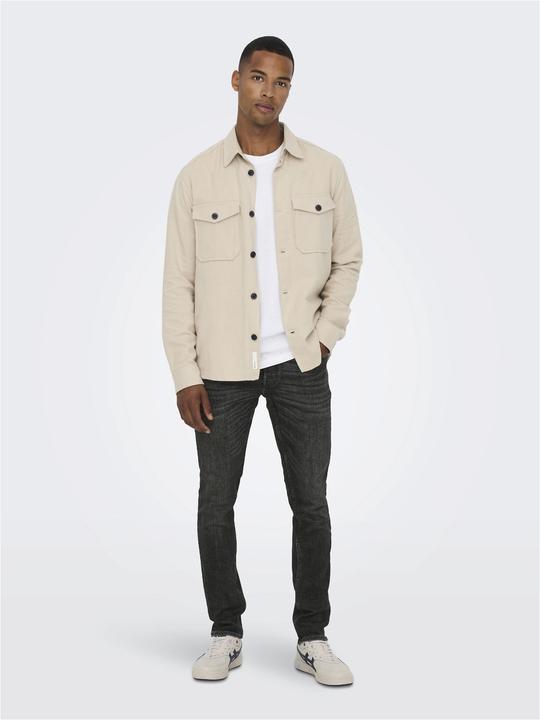 Actual product image Only & Sons ONSLOOM SLIM BLACK Slim Fit Jeans (32)