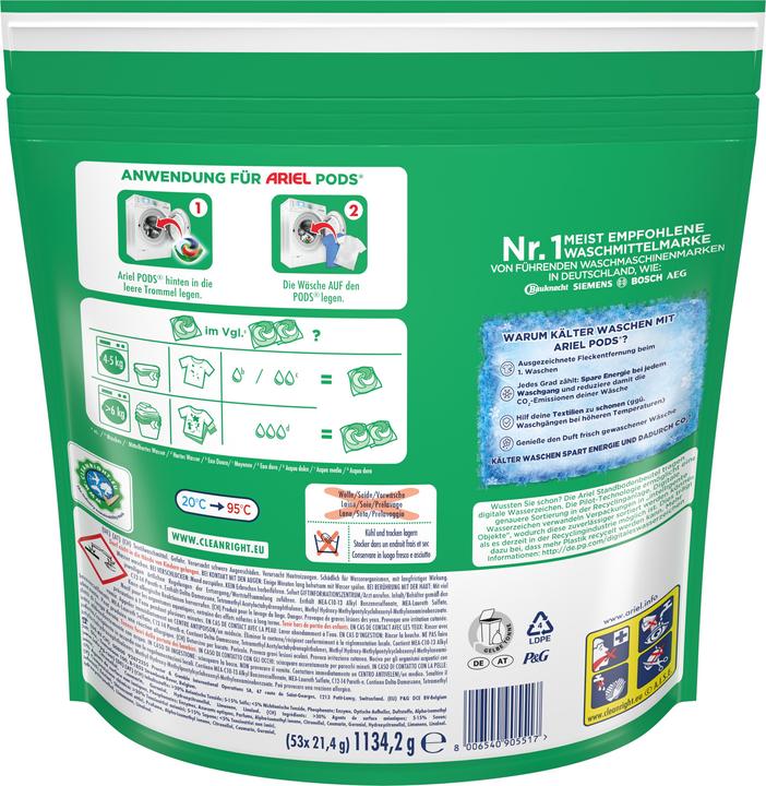 Produktbild Ariel All-in-1 (53 Waschgänge, Pods)