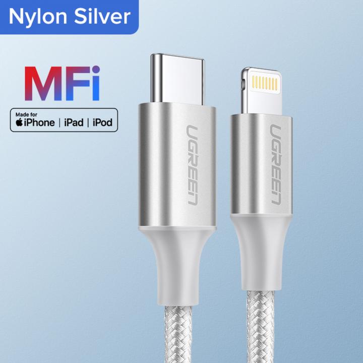 Image du produit Ugreen Câble Lightning vers USB-C 2.0 (1 m, USB 2.0)