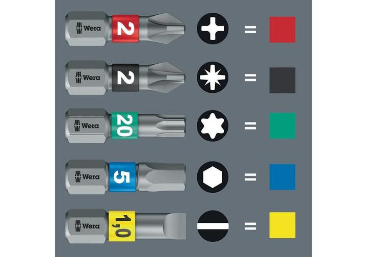 Produktbild Wera Bit-Check 6 PH Impaktor 1 (Kreuz Phillips PH M2, Kreuz Phillips PH M3)