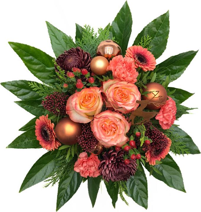 Christmas bouquet scheduled delivery on 24.12.2018
