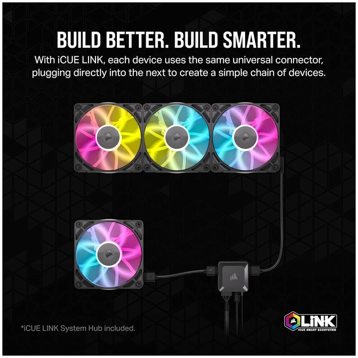 Immagine prodotto Corsair iCUE LINK RX120 RGB (120 mm, 3 x)