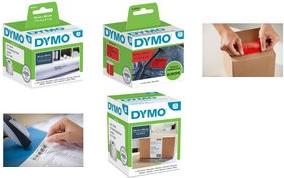 Actual product image Dymo LW shipping/name tag labels YELLOW, 220 labels