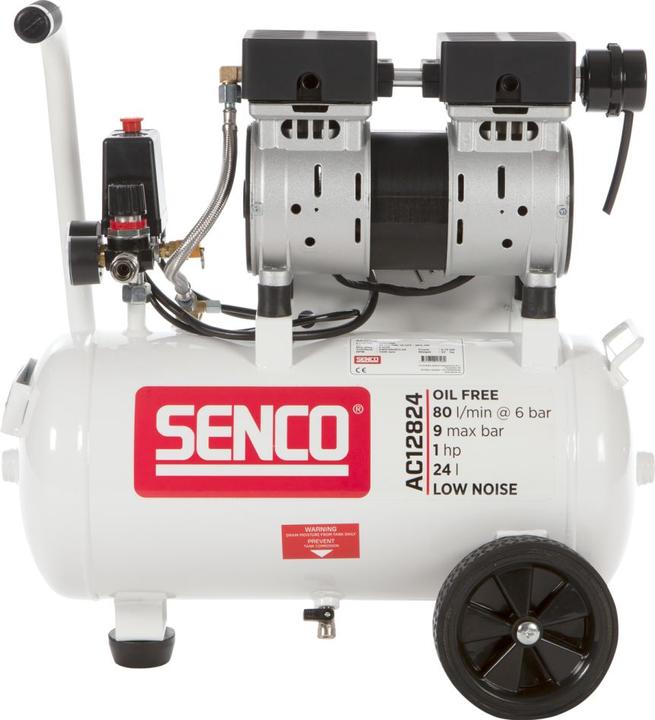 Immagine prodotto Senco AFN0035 AC12824 Geräuscharmer Kompressor 230V (9 bar, 24 l)