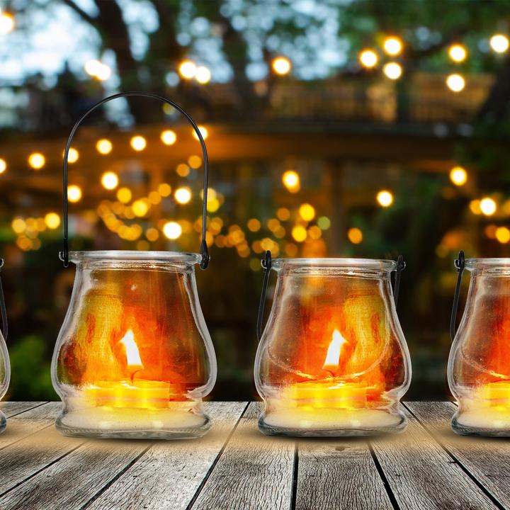 Image du produit Relaxdays 12x Photophore (12 x, 8,5 x 8,5 x 10 cm)
