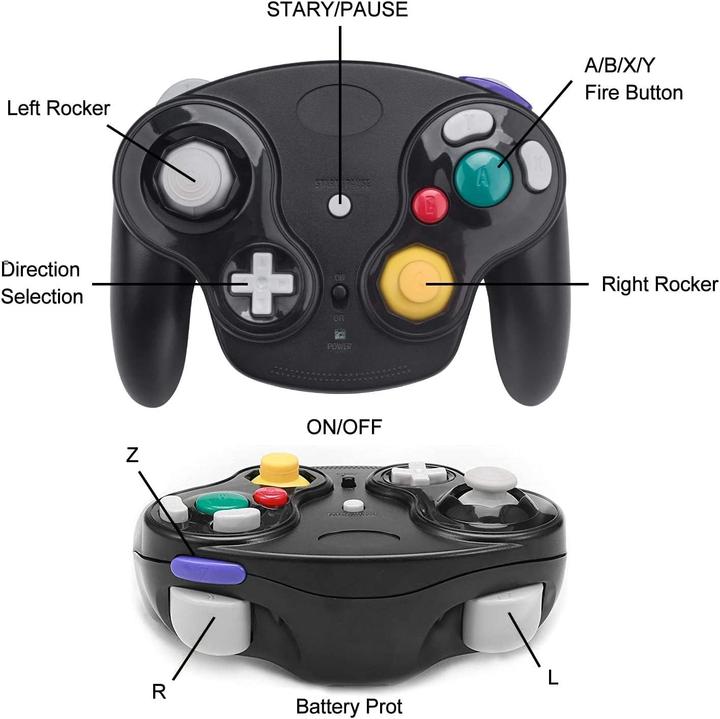 Immagine prodotto Techken Wireless Controller für Gamecube (Wii)
