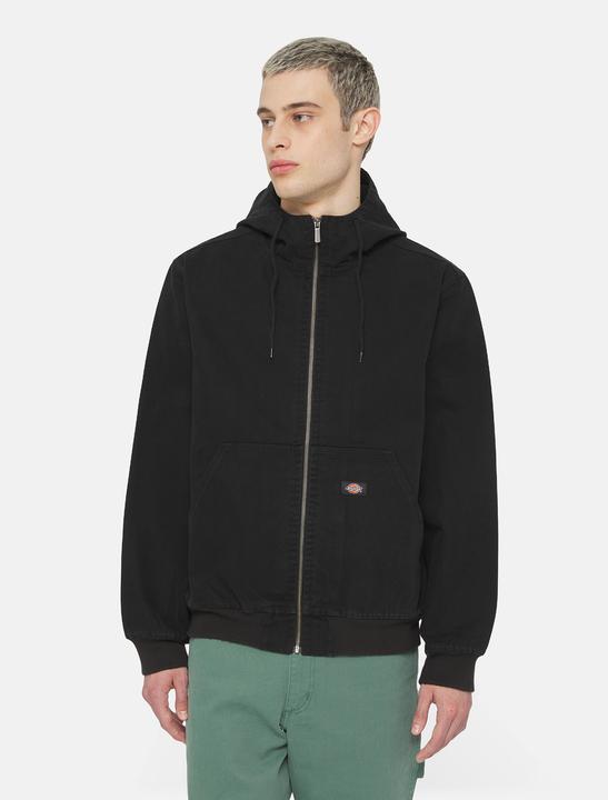 Actual product image Dickies Duck Canvas Hooded Unlined Jacket Sw Black (XL)