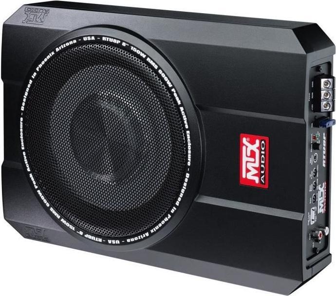 Actual product image MTX Audio RTU8P Underseat Subwoofer met versterker - 150W (600 W)