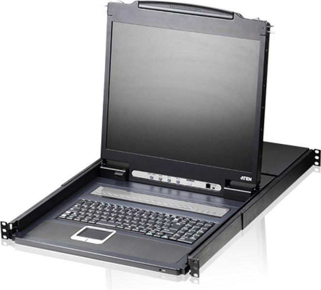 Image du produit Aten 8x PS/2-USB-VGA LCD Console, max, TFT-LCD, 1280 × 1024, 5 ms, 250 cd/m², AC FR