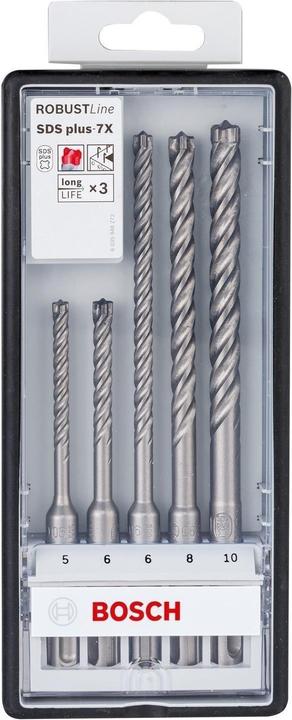 Bosch Professional Zubehör Hammerbohrer-Set (5 mm, 6 mm, 8 mm, 10 mm)