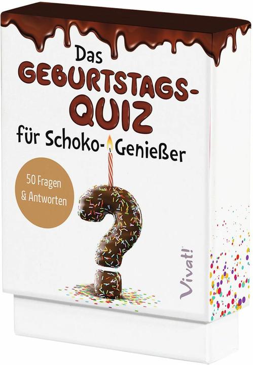 Actual product image Das Geburtstagsquiz für Schoko-Geniesser (German)