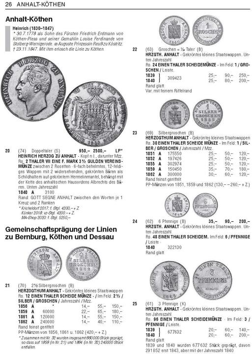 Produktbild Grosser deutscher Münzkatalog (Deutsch, Dieter Fassbender, Hermann Junghans, 2024)
