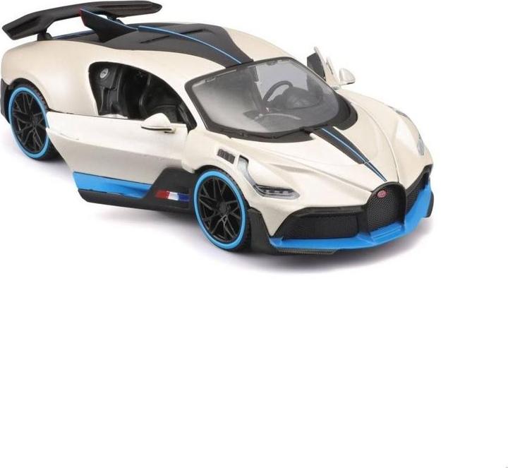 Actual product image Maisto Bugatti Divo 1/24 white metallic