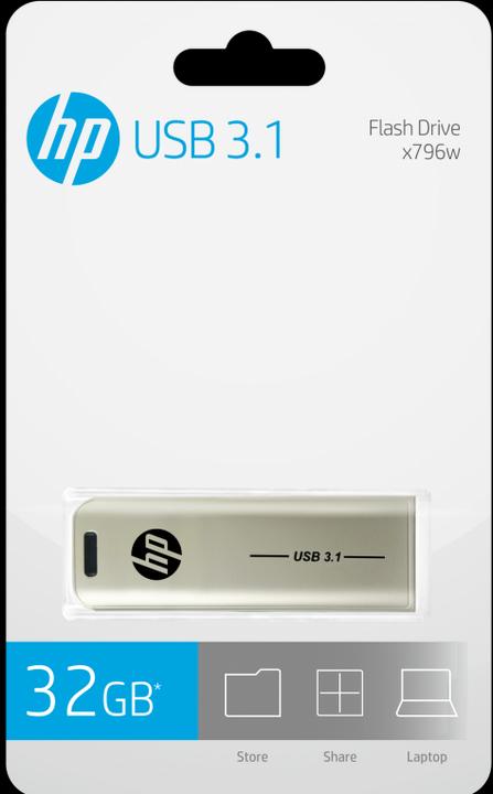 Actual product image HP x796w USB 3.1 32GB (32 GB, USB-A)