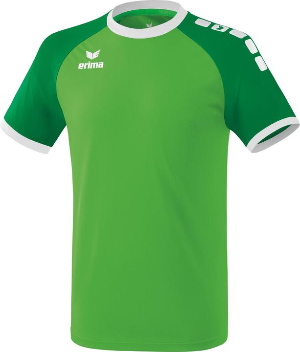 Green emerald white