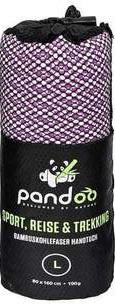 Actual product image Pandoo Bamboo towel, M - 130 x 80cm, purple (130 x 80 cm)