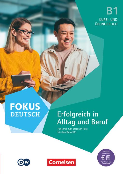 Image du produit Fokus Deutsch B1. Erfolgreich in Alltag und Beruf - Kurs- und Übungsbuch passend zum Deutsch-Te (Allemand, Joachim Pod, Dieter Maenner, Petra Schappert, Gunther Weimann, 2024)