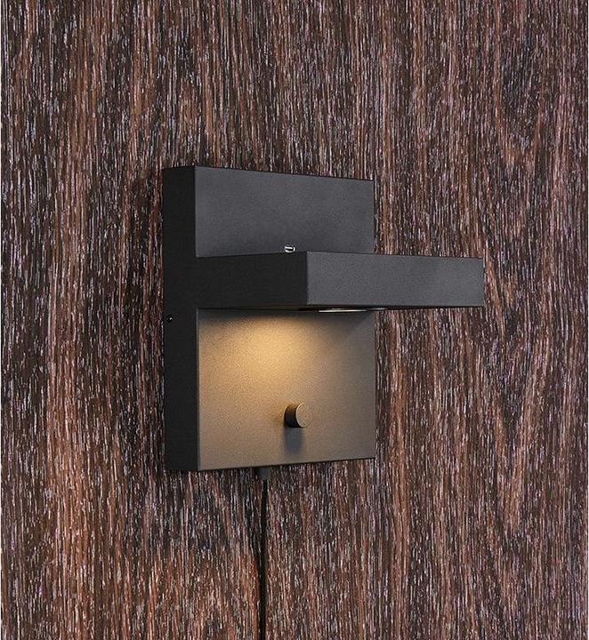 Immagine prodotto Markslöjd MARKSLOJD Kubik lampada da parete nera (525 lm)