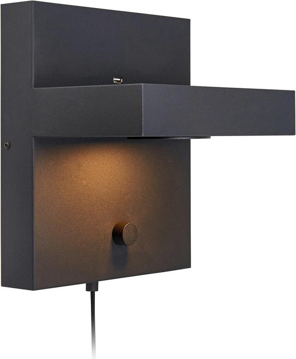 Markslöjd MARKSLOJD Kubik wall lamp black (525 lm)