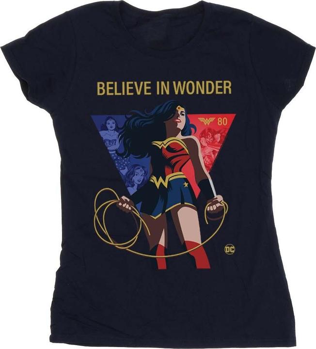 Produktbild Wonder Woman 80th Anniversary Believe In Wonder Pose TShirt (XL)