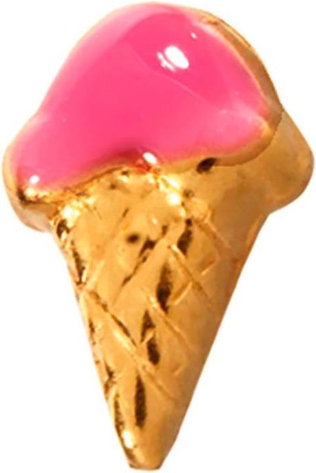 Produktbild Studex 11206 Pink Ice Cream vergoldet PuffPad 1 Paar (Feinstem antiallergischem Chirurgenstahl)
