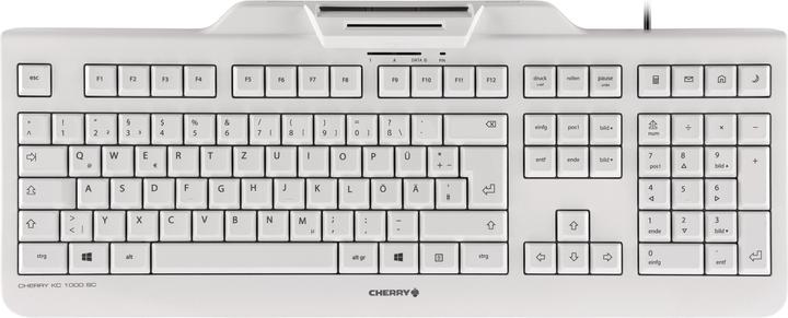 Produktbild CHERRY KC1000 SC Smartcard Light Grey DE (DE, Kabelgebunden)