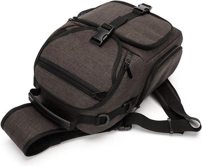 Actual product image JTI Shoulder rucksack for camera and equipment - grey (Camera shoulder bag)