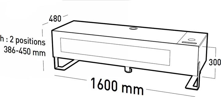 Produktbild Erard Naga (160 x 48 x 30 cm)