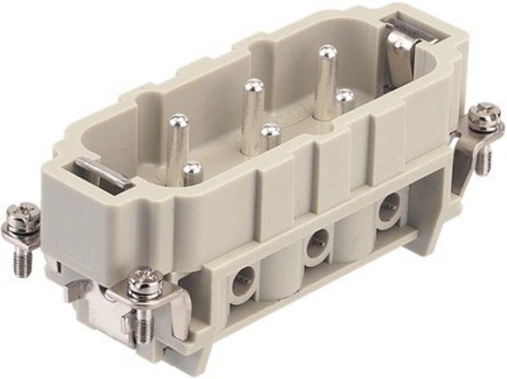Produktbild Harting Han® 6 + Masse HSB Einsatz Typ 16Bhane Steckverbinder Schraubklemme max 6mm2, 35A6 polig