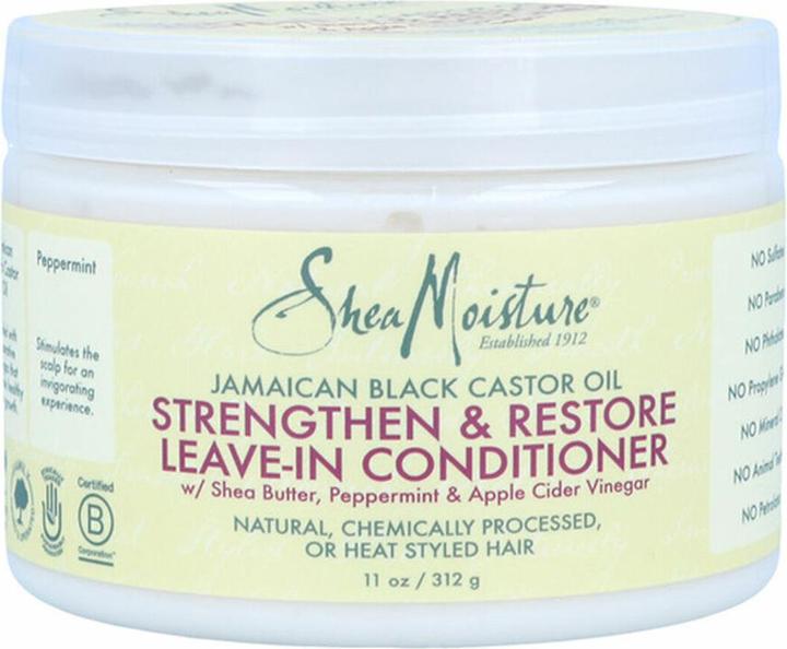 Actual product image Shea Moisture Hair Conditioner Jamaican Black Castor Oil Leave-In (312 g)
