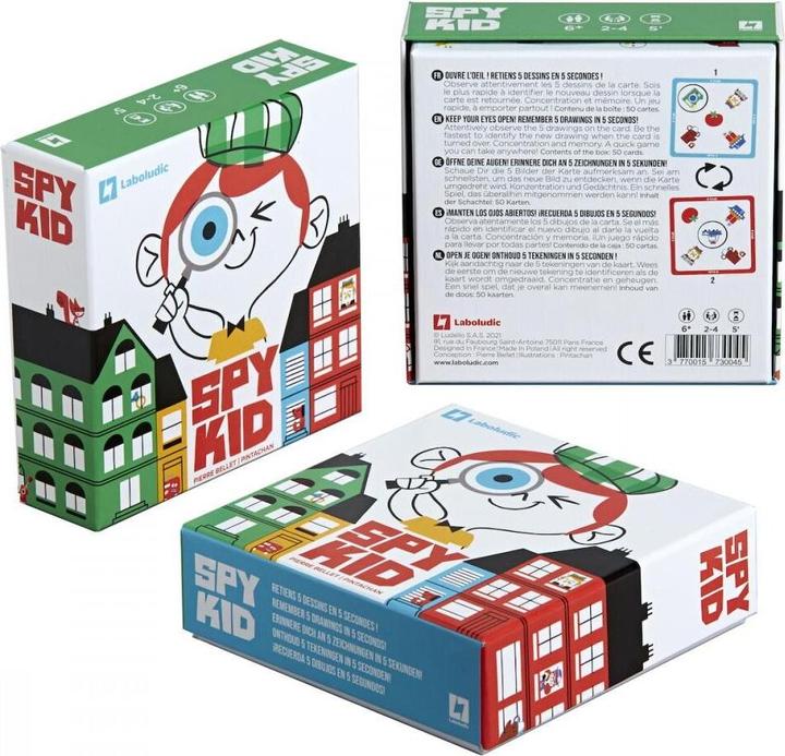 Actual product image Laboludic Spy Kid (English, German, French, Italian)