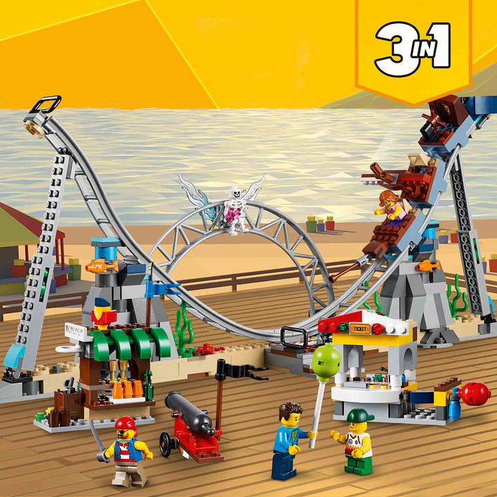 Produktbild LEGO Piraten-Achterbahn (31084, LEGO Creator 3-in-1)
