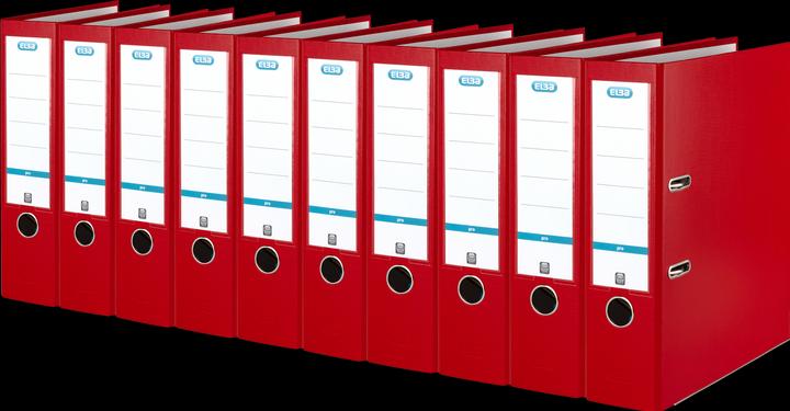 Image du produit Elba Classeur smart papier PP, largeur dos : 80 mm, rouge DIN A4, couverture extérieure PP (A4)