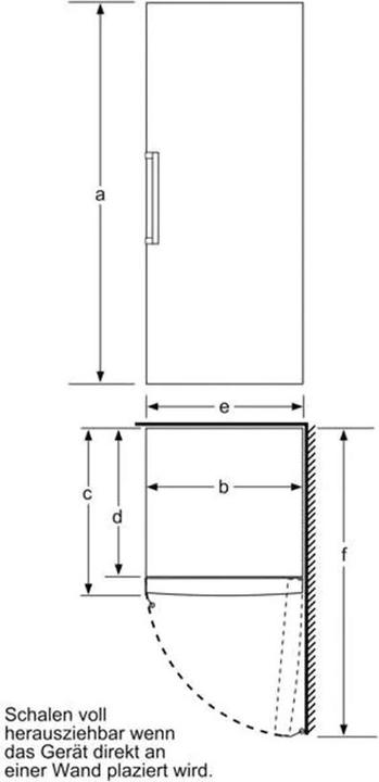 Image du produit Bosch Hausgeräte GSN58AWCV (Autonome, 366 l)
