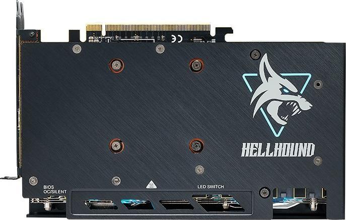 Immagine prodotto Powercolor Radeon RX 7600 XT Hellhound 16GB OC (RDNA 3, GDDR6, 3x DisplayPort, 1x HDMI 2.1) (16 GB)