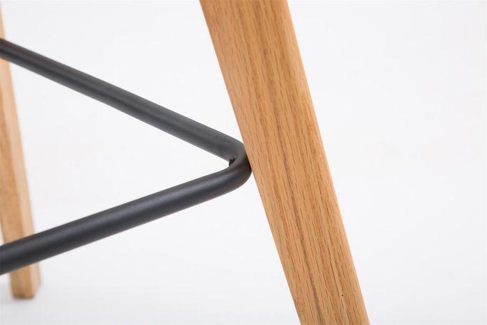 Produktbild Swisshandel24 Barhocker Metz Kunststoff Natura, schwarz