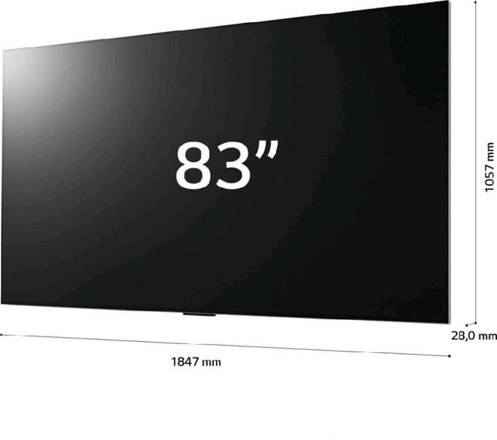Produktbild LG OLED evo G4 83" OLED83G45LW Serie (83", G4, OLED, 4K, 2024)