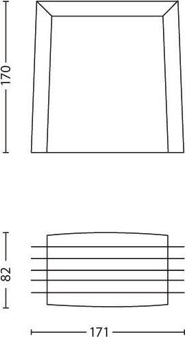 Actual product image Philips myGarden ES Wall lamp Shades 15W, Anthracite (2480 lm, E27, IP44)