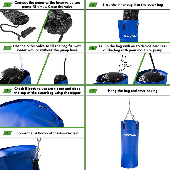 Image du produit Tunturi Wasser Boxsack (100 cm, 30 kg)